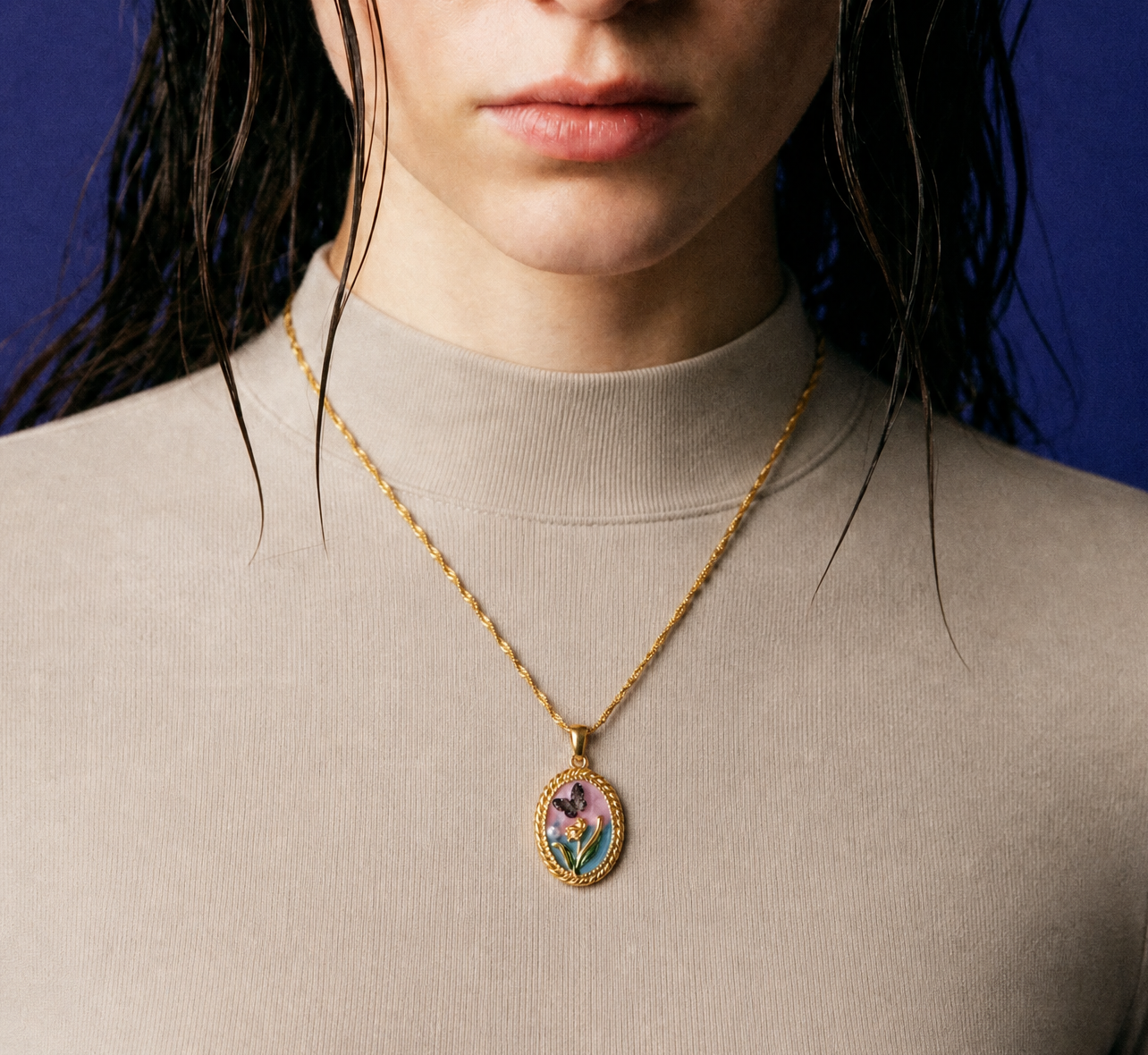 Vintage Art Necklace