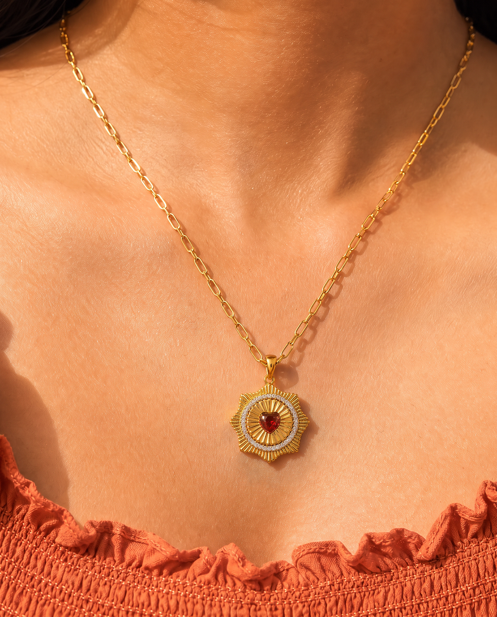 Red Heart Necklace