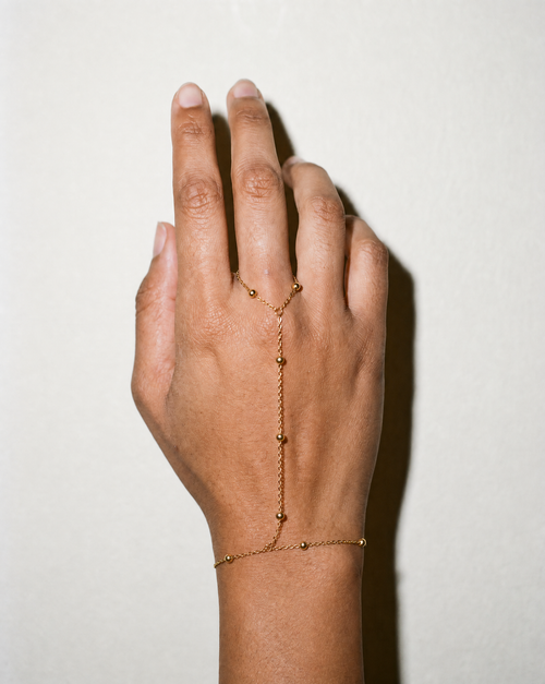 Beaded Hand Chain