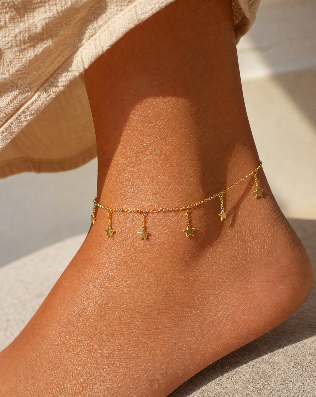 Dangling Stars Anklet
