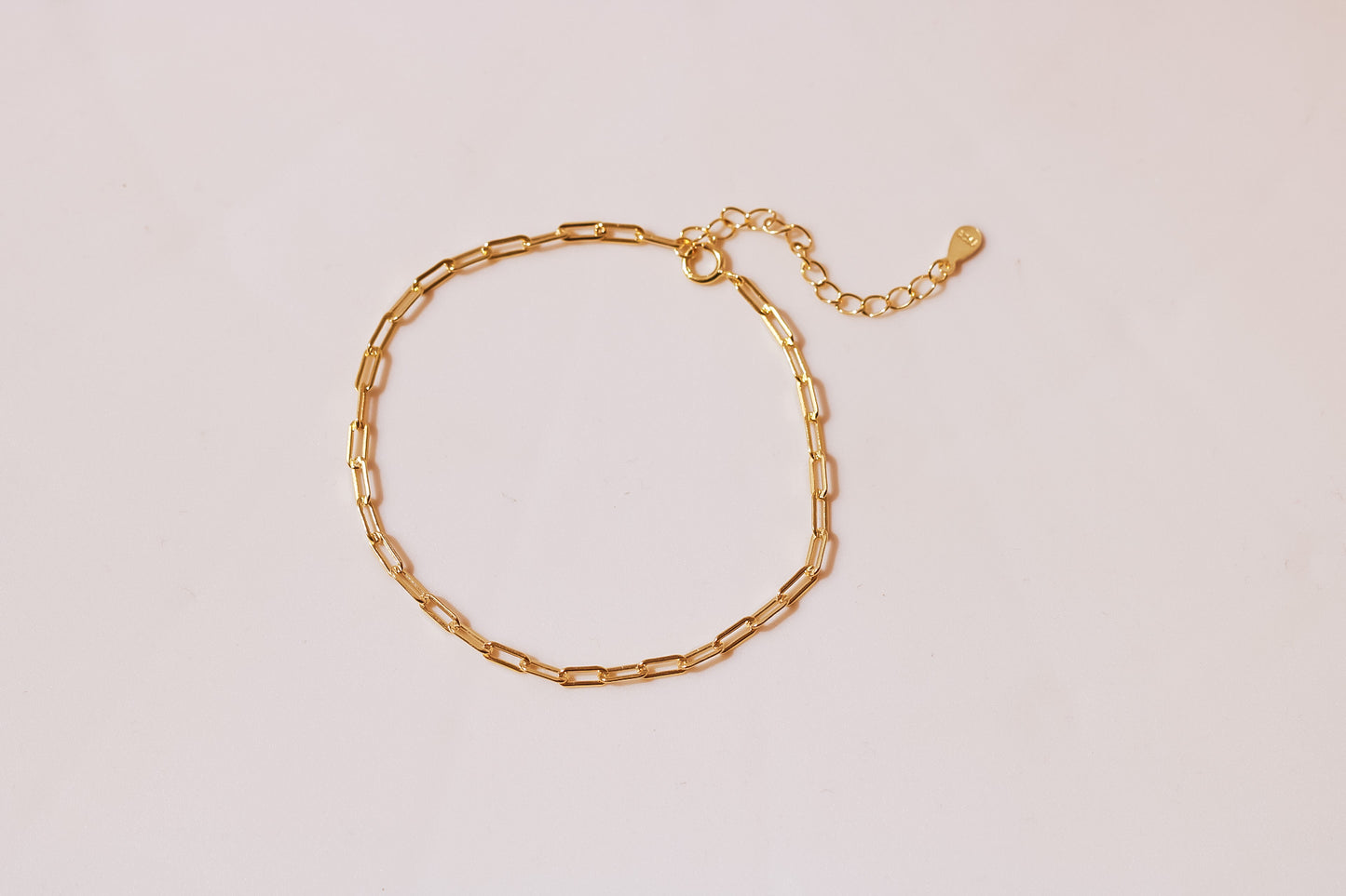 Dainty Link Bracelet Gold (S925)