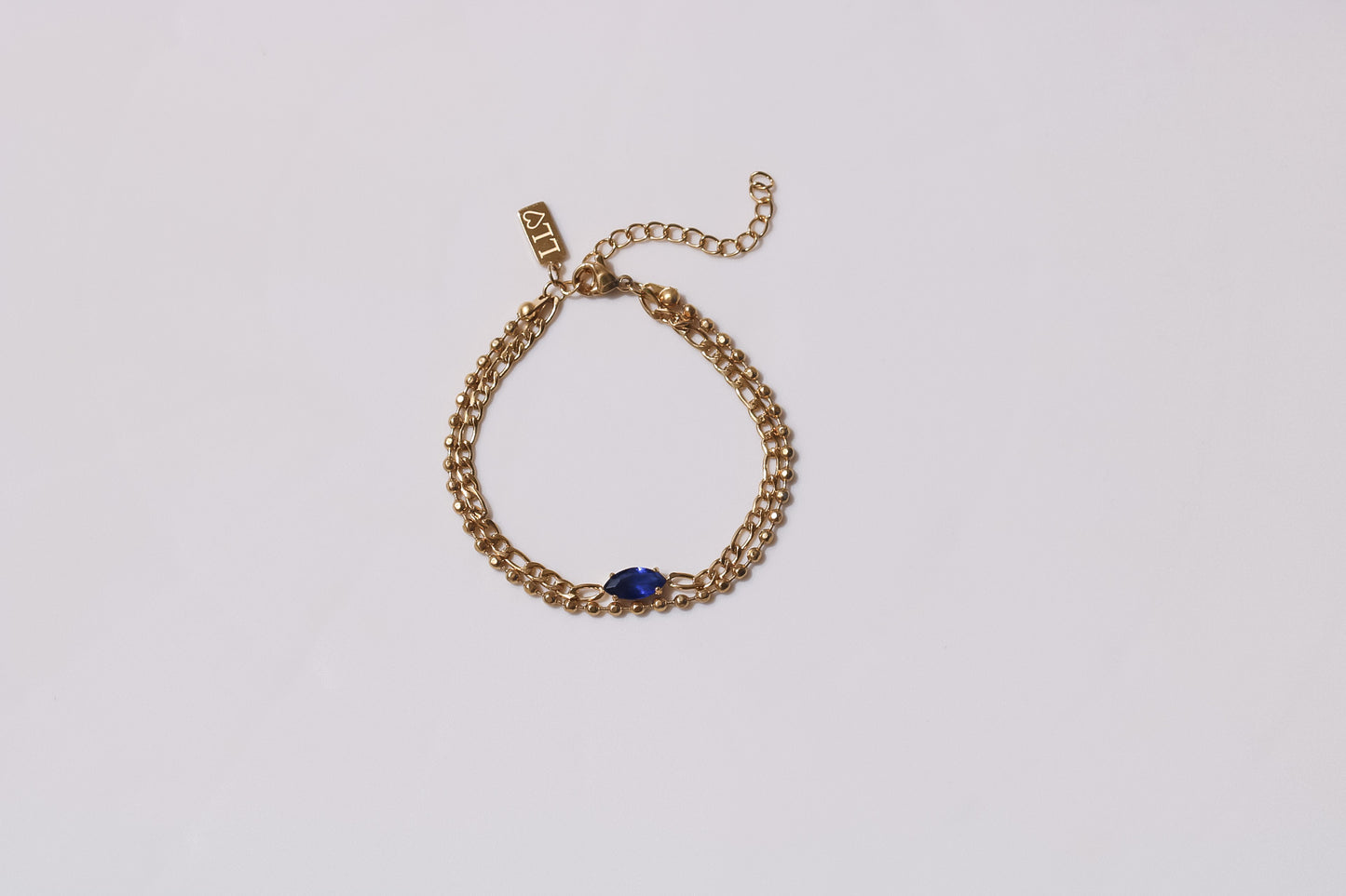 Blue Layered Bracelet