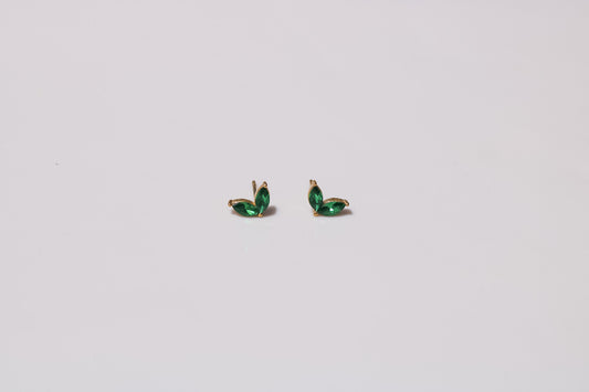 Mermaid Studs Green