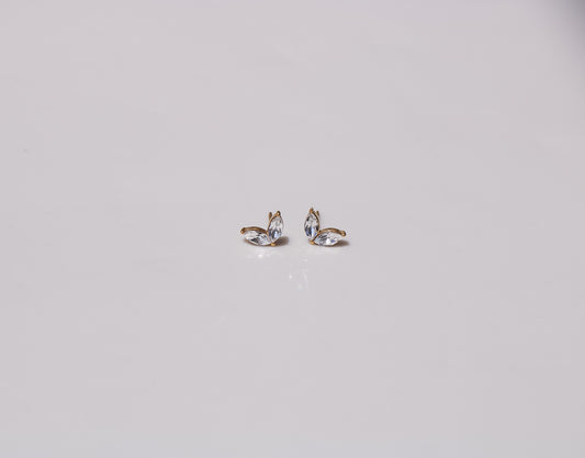 Mermaid Studs White