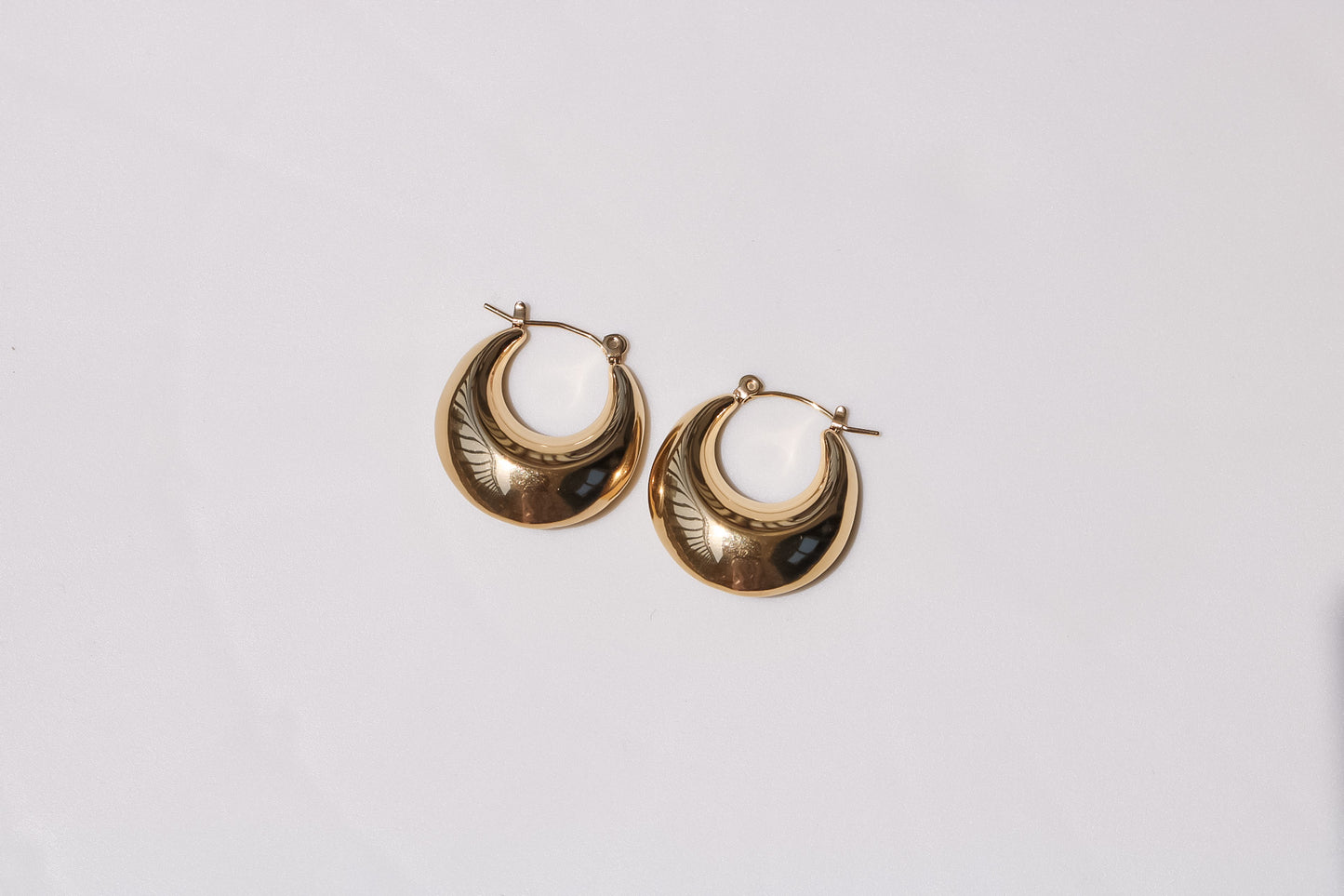 Chunky Oval Hoops