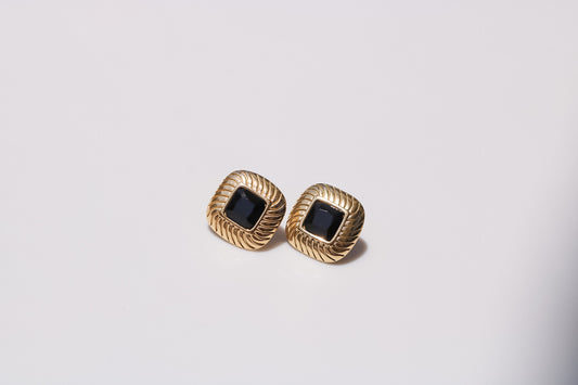 Elegant Earrings Black