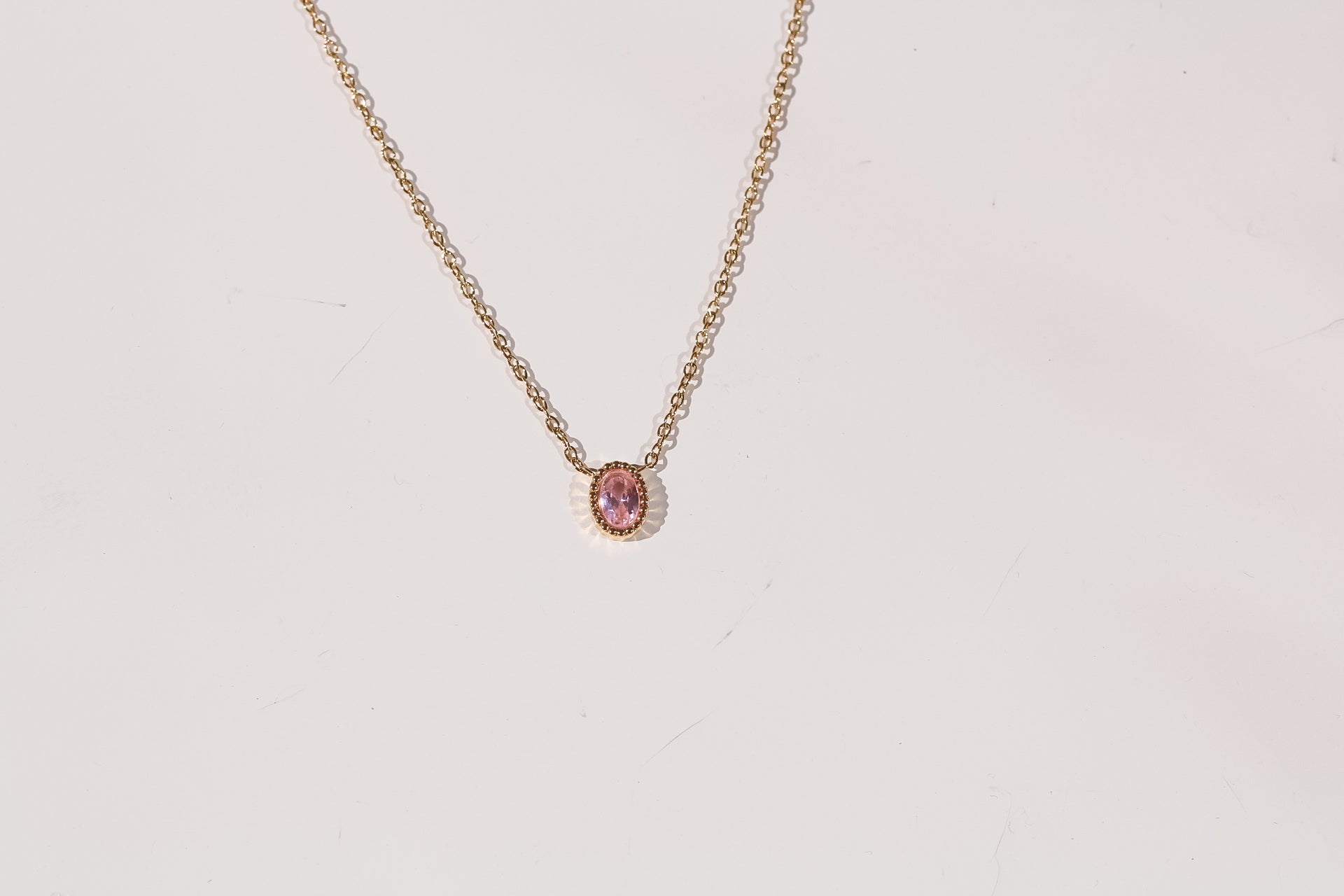 Dainty Pink Necklace