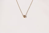 Single CZ Necklace