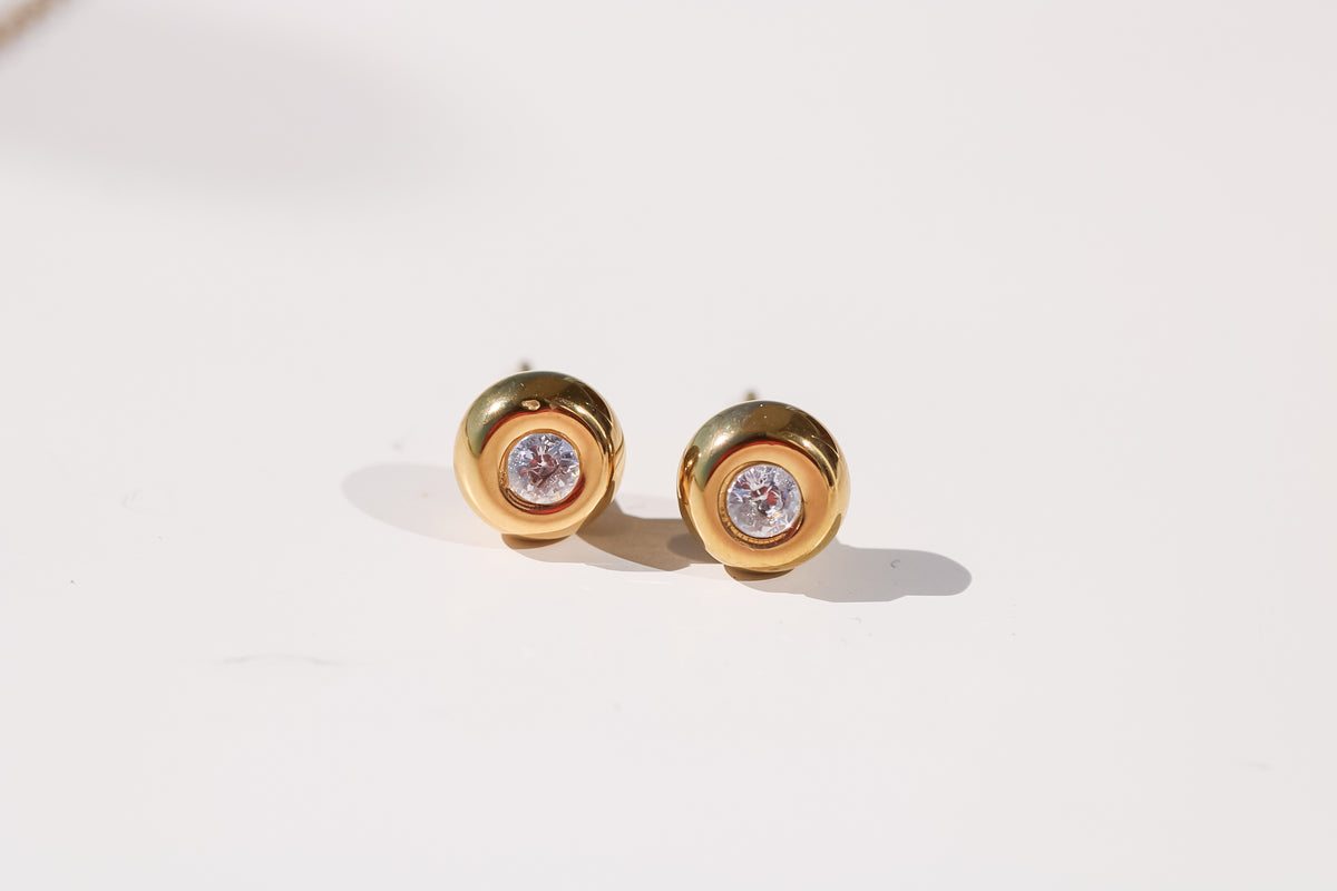 Single CZ Studs