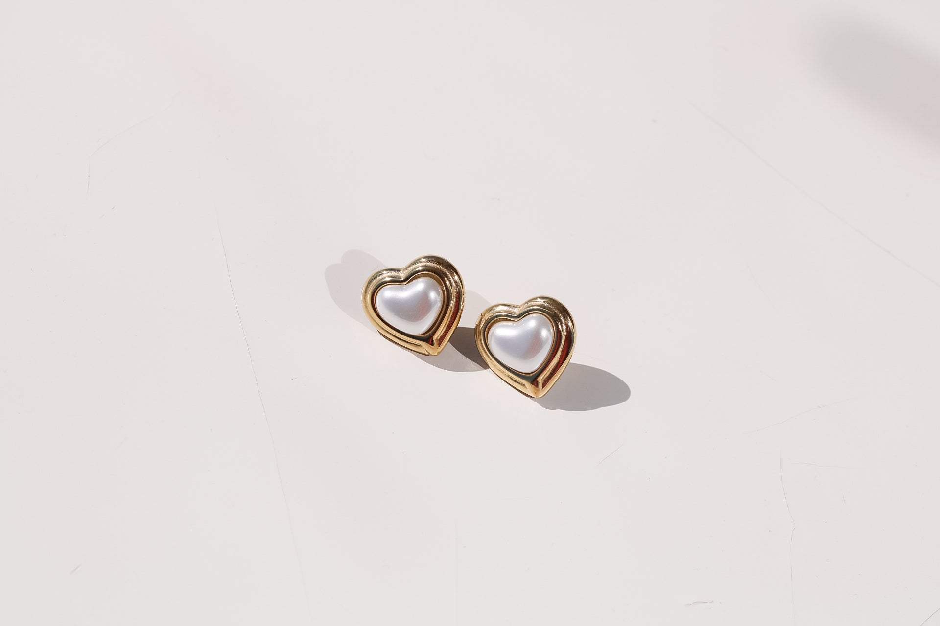 Vintage Heart Studs