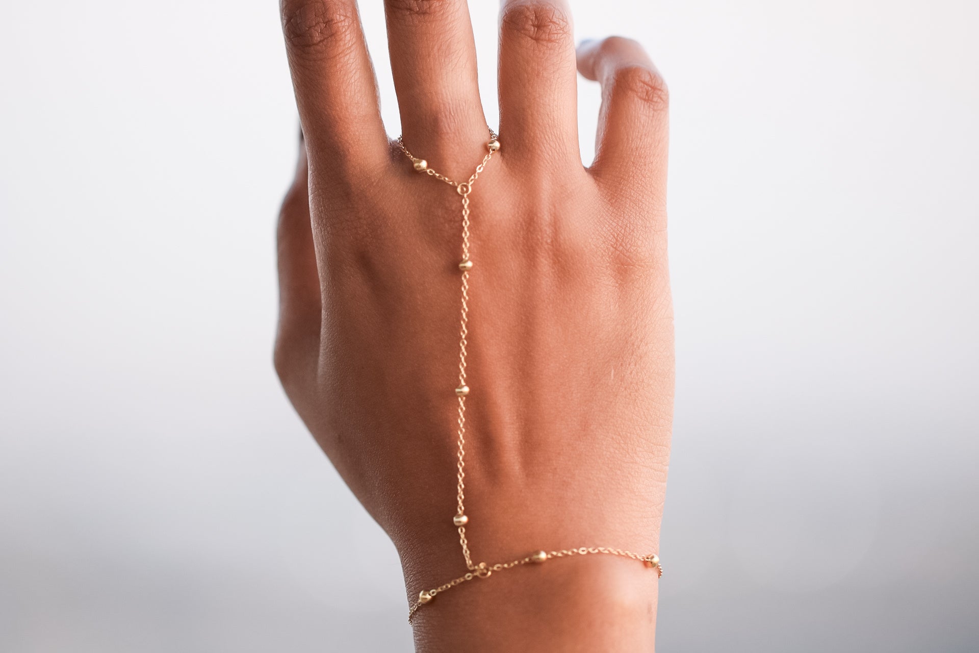 Beaded Hand Chain