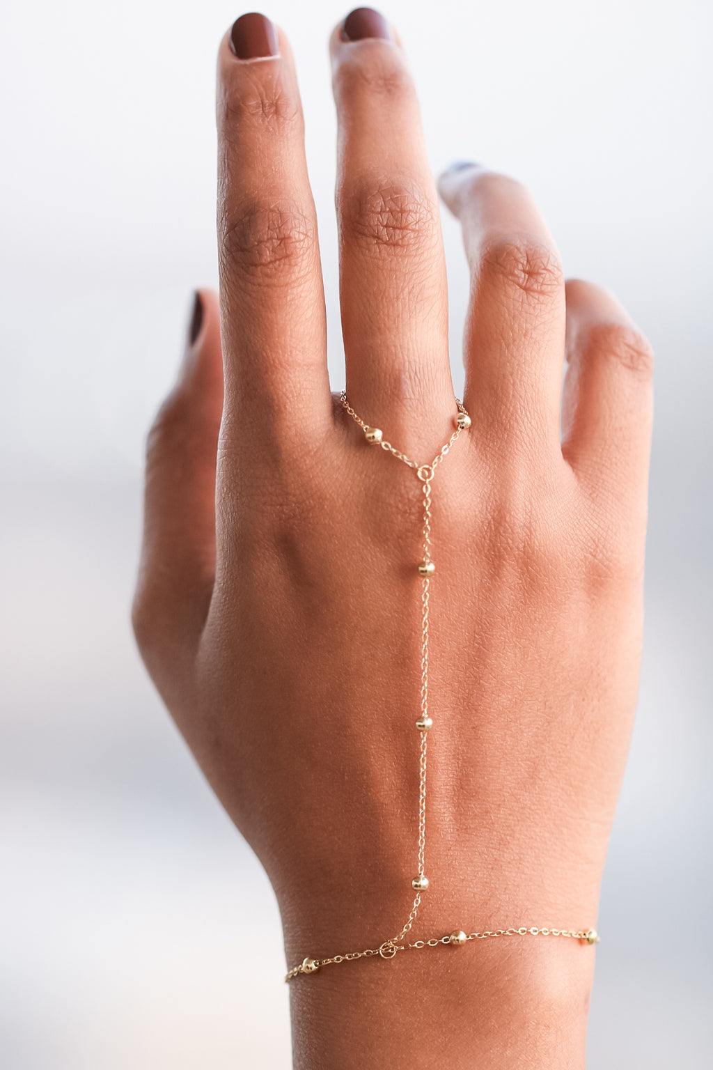 Beaded Hand Chain