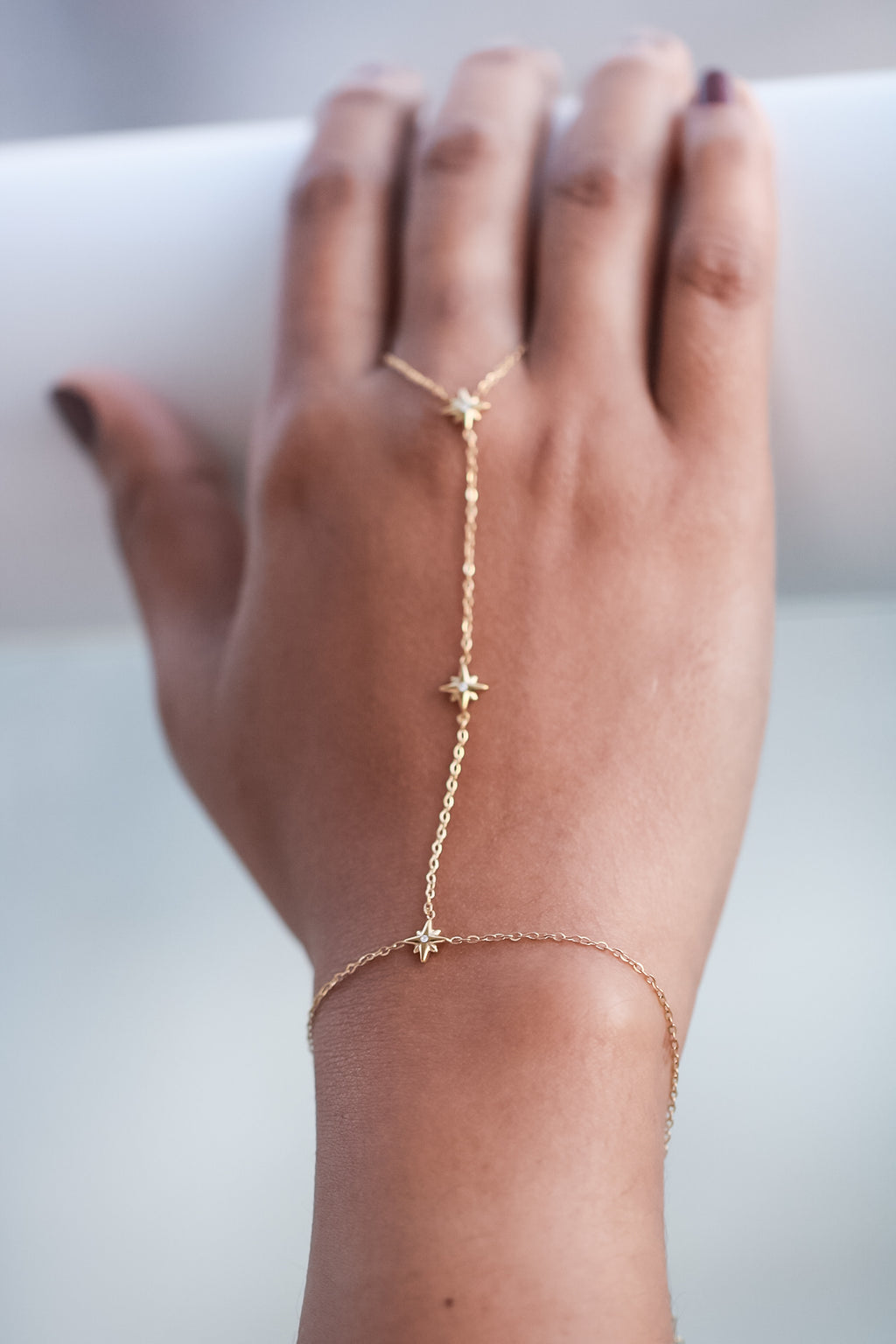 Triple Star Hand Chain