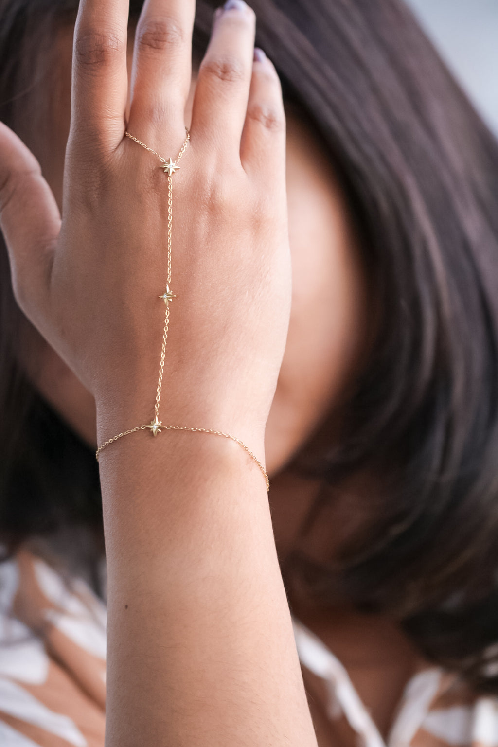 Triple Star Hand Chain