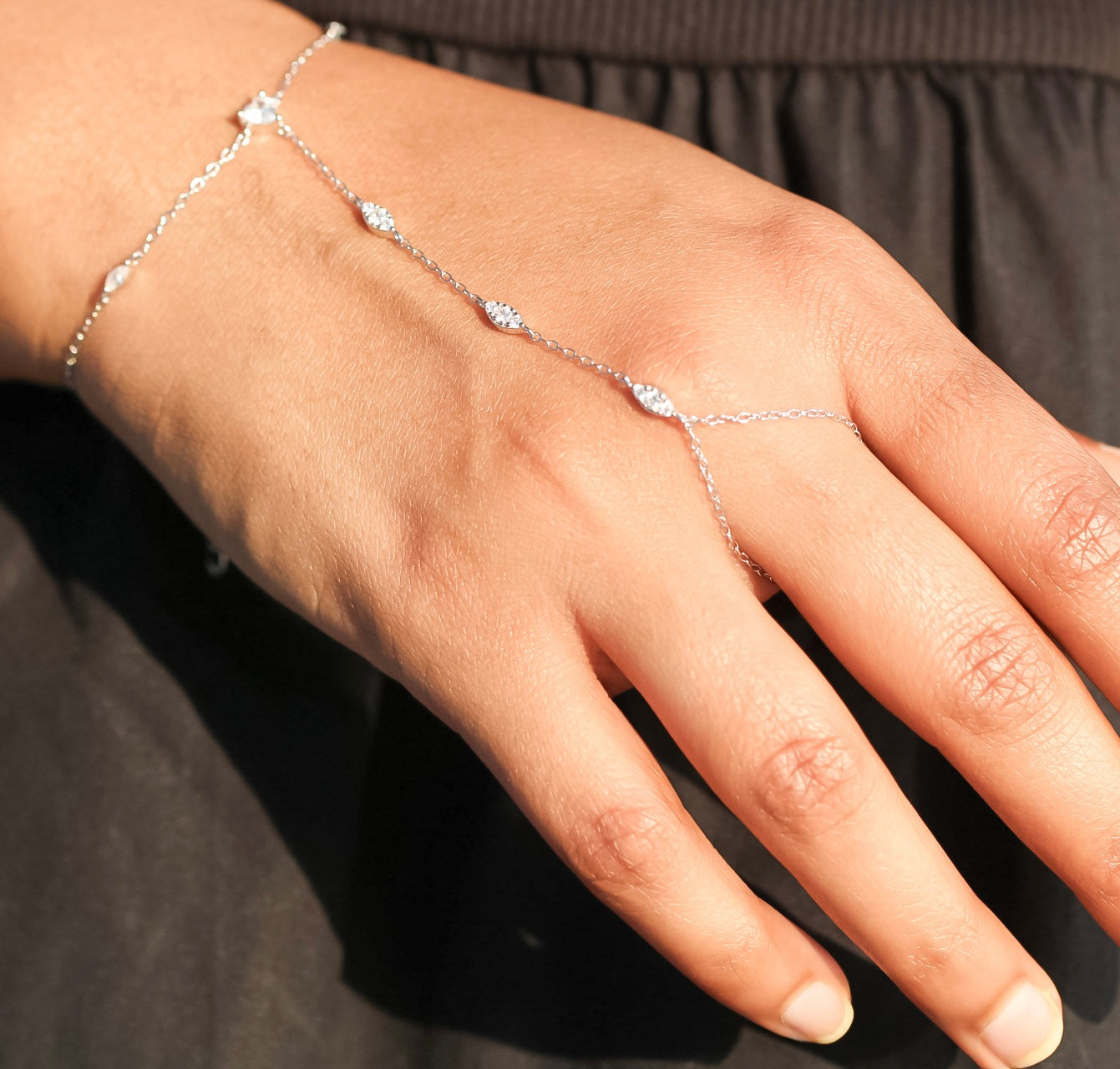 Marquise Hand Chain