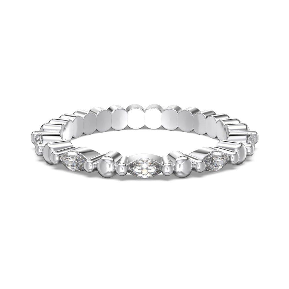 Marquise Band Ring S925