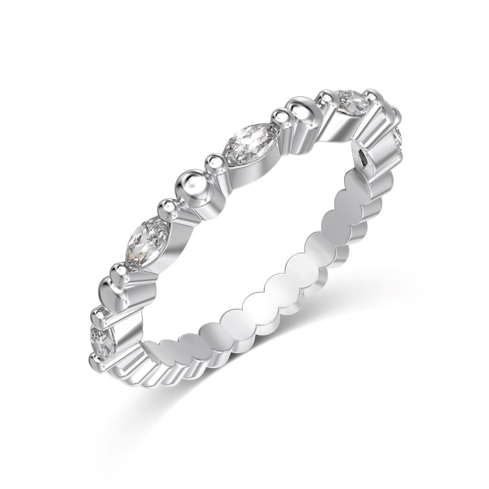 Marquise Band Ring S925