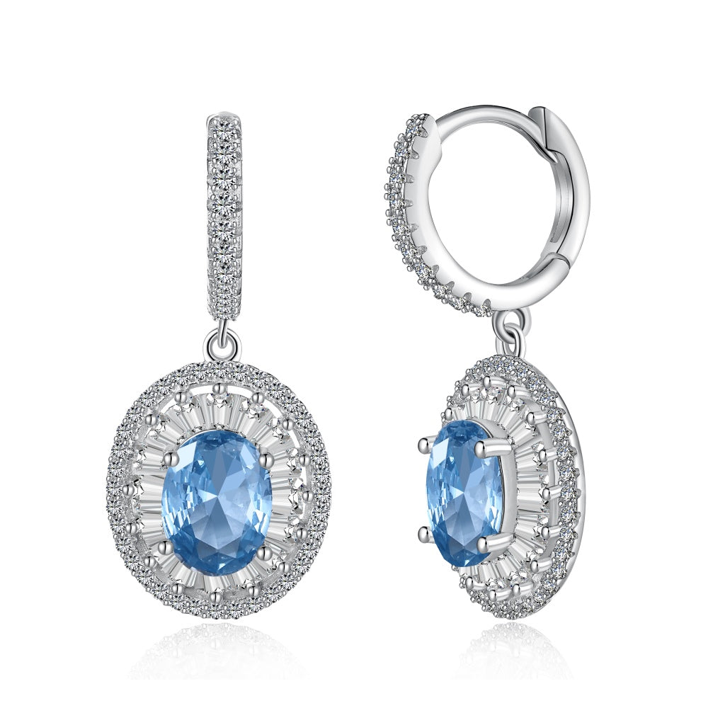 Vintage Ocean Blue Earrings