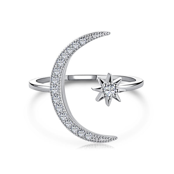 Crescent Ring (S925)