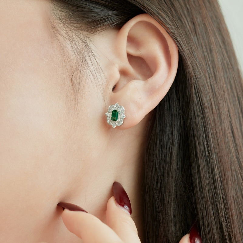 Emerald Studs